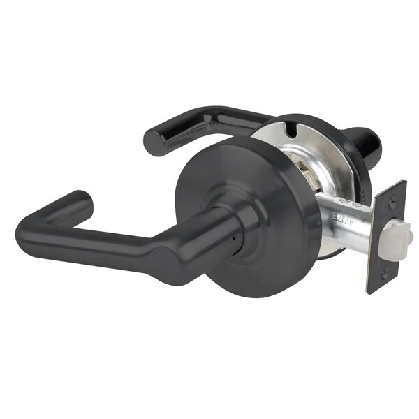 Schlage Grade 2 Passage Cylindrical Lock with Field Selectable Vandlgard, Tubular Lever, Non-Keyed, Matte Bl ALX10 TLR 622 - main